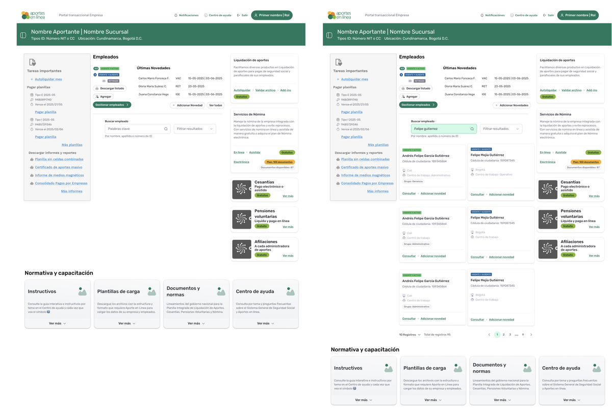 4 Wireframes hi-fi - página de inicio
