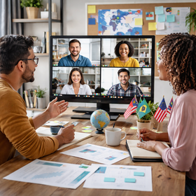 Strategic framework for overcoming cultural barriers in LATAM-US remote collaborations.